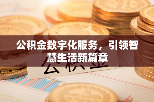 雨花台公积金数字化服务，引领智慧生活新篇章