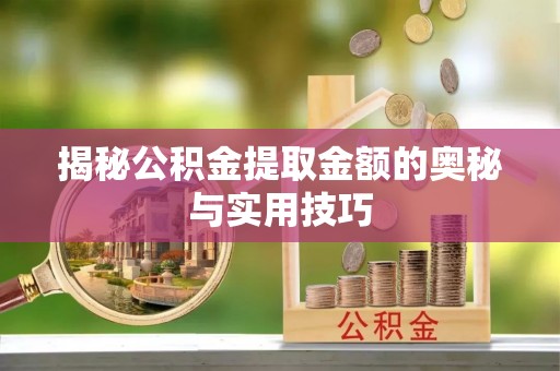 雨花台揭秘公积金提取金额的奥秘与实用技巧