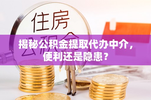 雨花台揭秘公积金提取代办中介，便利还是隐患？