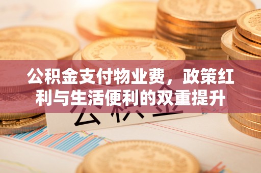 雨花台公积金支付物业费，政策红利与生活便利的双重提升