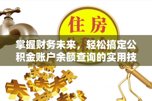 雨花台掌握财务未来，轻松搞定公积金账户余额查询的实用技巧