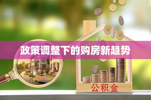 雨花台政策调整下的购房新趋势