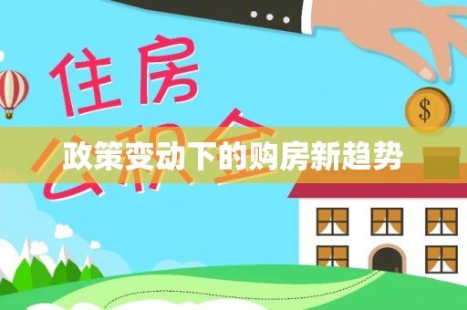 雨花台政策变动下的购房新趋势