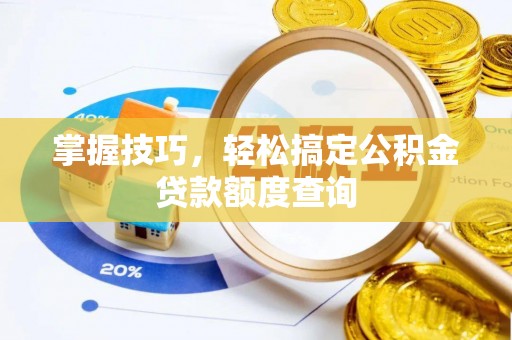 雨花台掌握技巧，轻松搞定公积金贷款额度查询