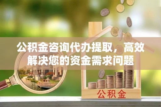 雨花台公积金咨询代办提取，高效解决您的资金需求问题